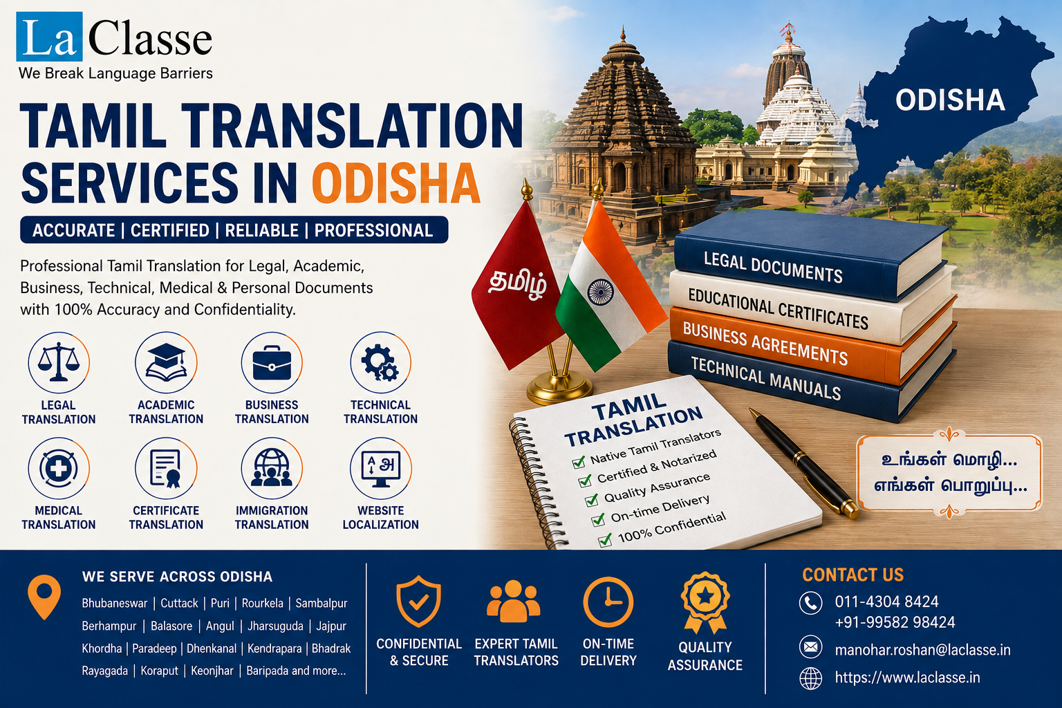 Tamil Translation Services in Odisha – Your Complete Guide for Legal, Academic & Business Documents